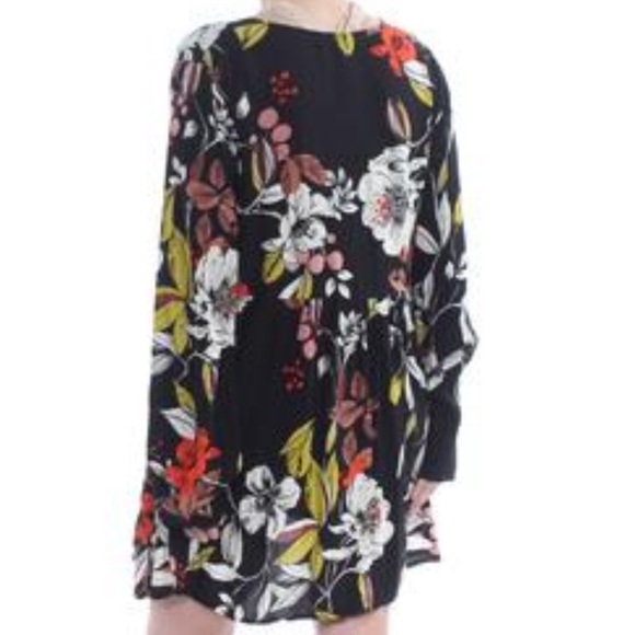 Free People Bella Floral Tunic Top/ Mini Dress - Picture 6 of 14
